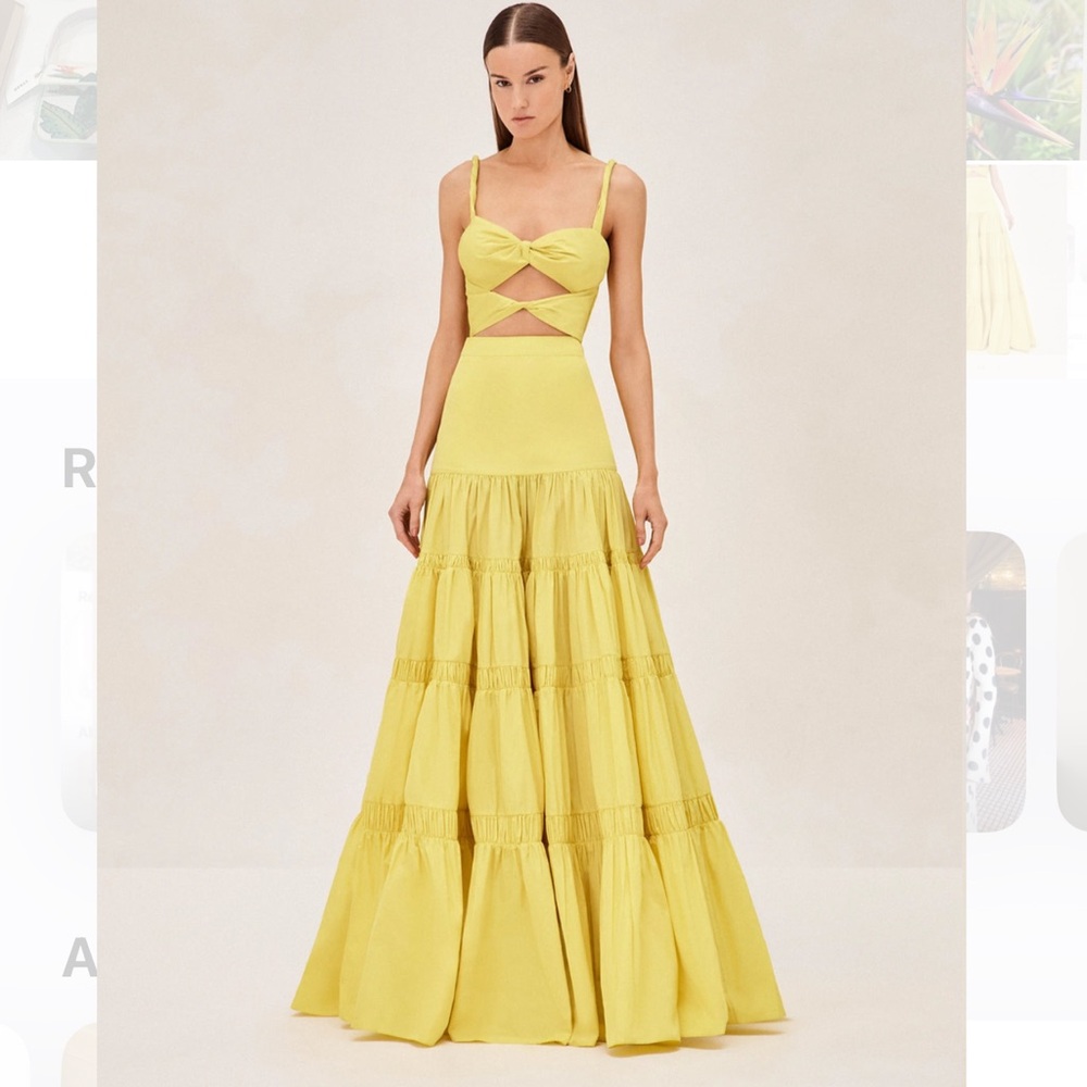 Alexis Yellow Maxi Dress
